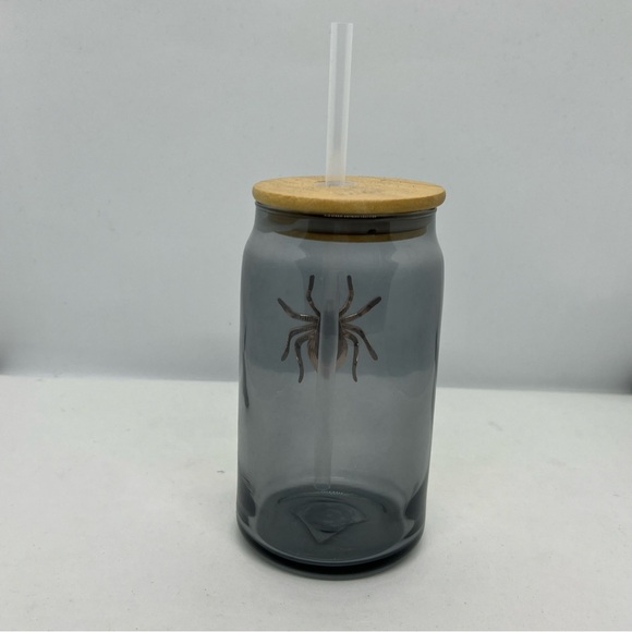 Home Essentials and Beyond Spider Sipper Mason Jar - Picture 4 of 6